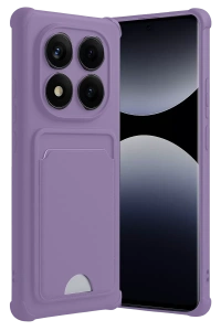 Redmi Note 14 Pro 4G Kelvin Kartvizitli Silikon - Lila