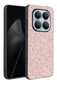 Redmi Note 15 4G Bright Simli Kapak - Pembe