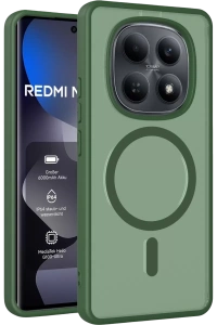 Redmi Note 15 Pro 4G Jota Magsafe Kapak - Koyu Yeşil