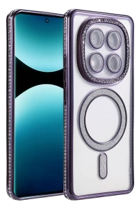 Redmi Note 15 Pro Plus 5G Joke Simli Magneticsafe Kılıf - Derin Mor