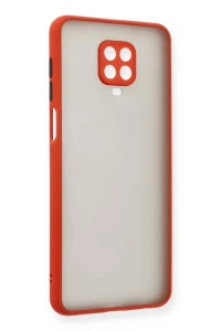 Redmi Note 9 Pro Kılıf Montreal Silikon Kapak - Kırmızı