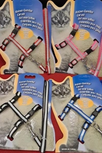 Reflektörlü Kedi Gezdirme Tasması