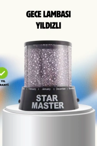 Renk Değiştirmeli LED Yıldız Projektör Parti ve Gece Lambası