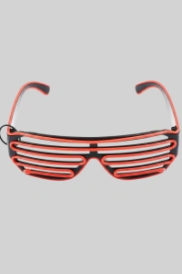 Renkli Işıklı Gözlük Eğlenceli Gece Aksesuarı