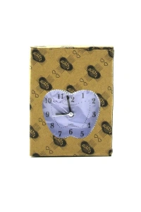 Renkli Kalp Masa Çalar Saati