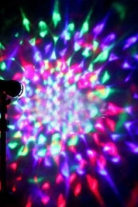 Renkli Led Döner Başlıklı Disko Ampulü