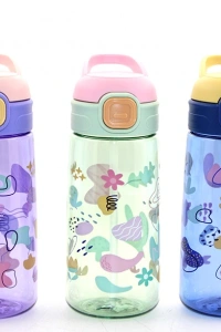 Renkli Pipetli Suluk 600 Ml