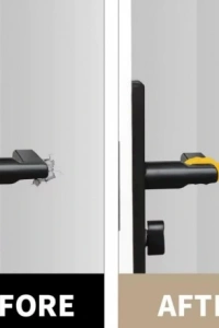 Renkli Vantuzlu Geçmeli Kapı Kolu Stoper 4lü Set