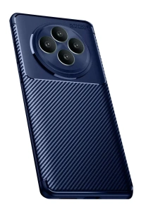 Reno 11 FS Kılıf Auto Focus Karbon Kapak - Lacivert