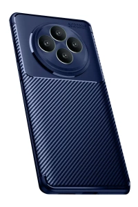 Reno 11 FS Kılıf Auto Focus Karbon Kapak - Lacivert