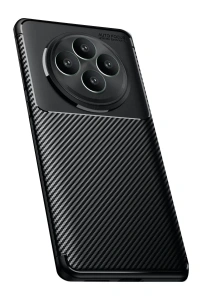 Reno 11 FS Kılıf Auto Focus Karbon Kapak - Siyah