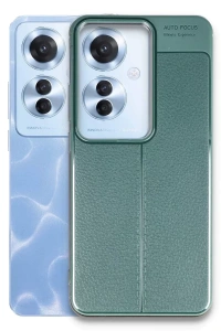 Reno 11F Kılıf Auto Focus Kapak - Koyu Yeşil