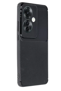 Reno 11F Kılıf Auto Focus Karbon Kapak - Siyah