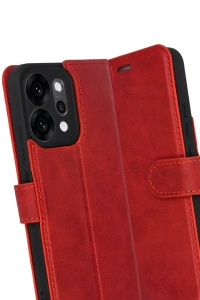 Reno 14 Trend S Plus Kapaklı Kılıf - Kırmızı