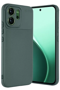 Reno 14F Auto Focus Karbon Kapak - Koyu Yeşil
