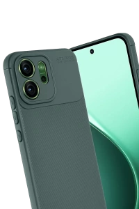 Reno 14F Auto Focus Karbon Kapak - Koyu Yeşil