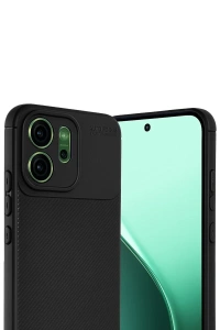 Reno 14F Auto Focus Karbon Kapak - Siyah