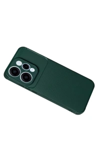 Reno 15 Auto Focus Karbon Kapak - Koyu Yeşil