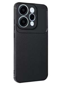 Reno 15 Auto Focus Karbon Kapak - Siyah