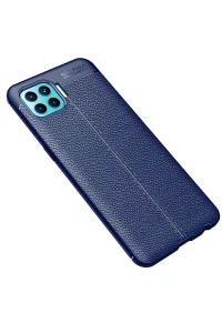 Reno 4 Lite Kılıf Auto Focus Kapak - Lacivert