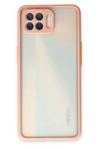 Reno 4 Lite Kılıf Montreal Silikon Kapak - Pembe