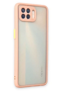 Reno 4 Lite Kılıf Montreal Silikon Kapak - Pembe