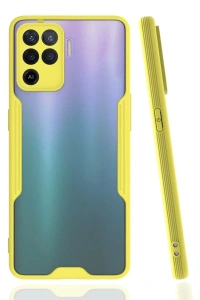 Reno 5 Lite Kılıf Platin Silikon - Sarı