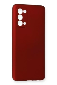 Reno 5 Pro Kılıf First Silikon - Bordo