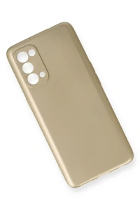 Reno 5 Pro Kılıf First Silikon - Gold