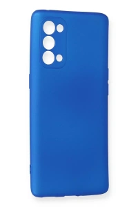 Reno 5 Pro Kılıf First Silikon - Mavi