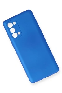 Reno 5 Pro Kılıf First Silikon - Mavi