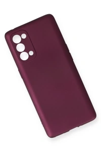 Reno 5 Pro Kılıf First Silikon - Mürdüm
