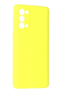 Reno 5 Pro Kılıf First Silikon - Sarı