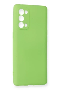 Reno 5 Pro Kılıf First Silikon - Yeşil