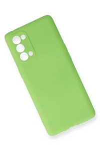 Reno 5 Pro Kılıf First Silikon - Yeşil