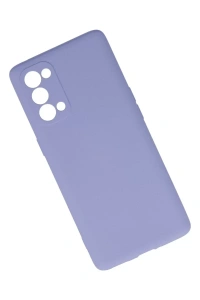 Reno 5 Pro Kılıf Nano içi Kadife Silikon - Lila