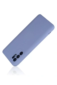 Reno 6 Kılıf Nano içi Kadife Silikon - Lila