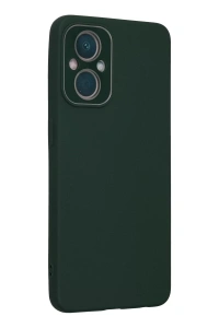Reno 7 Lite Kılıf Lansman Glass Kapak - Koyu Yeşil