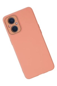 Reno 7 Lİte Kılıf Lansman Glass Kapak - Pembe