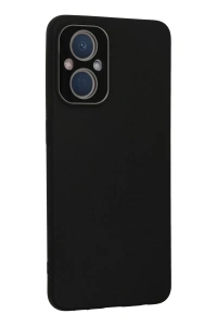 Reno 7 Lite Kılıf Lansman Glass Kapak - Siyah