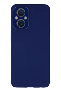 Reno 7 Lite Kılıf Lansman Glass Kapak - Sky Blue