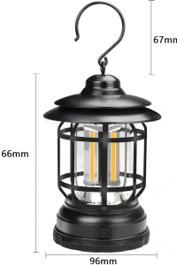 Retro LED Kamp Lambası