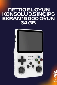Retro Oyun Cihazı – Çift MicroSD Desteği, Çoklu Platform Uyumu, 3200 mAh Batarya