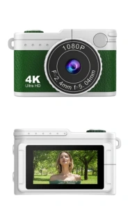 Retro Tasarımlı 1080P HD Mini Dijital Kamera IPS Ekranlı Taşınabilir Kamera