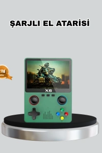 Retro Taşınabilir Konsol 3.5 IPS Ekran Ergonomik Çift LR Kontrollü