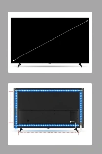 RF Kumandalı Renk Değiştiren TV LED Şerit 2MT
