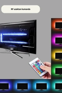 RF Kumandalı Renk Değiştiren TV LED Şerit 2MT