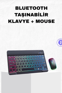 RGB Aydınlatmalı Q Klavye Türkçe Karakter Destekli