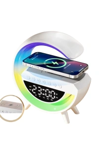 RGB Işıklı Kablosuz Hoparlör Bluetooth USB FM TF Kart Destekli