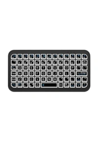 RGB Işıklı Kablosuz Mini Klavye 10 mm İnce Gövde